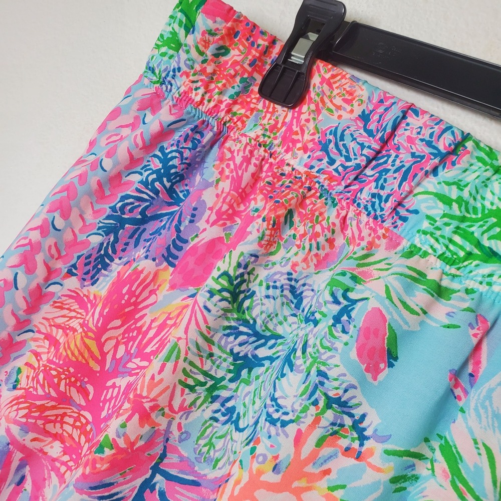 Lilly Pulitzer Bal Harbour Palazzo Pants Celestial Blue Cay to My Heart 011783 L - Picture 10 of 11